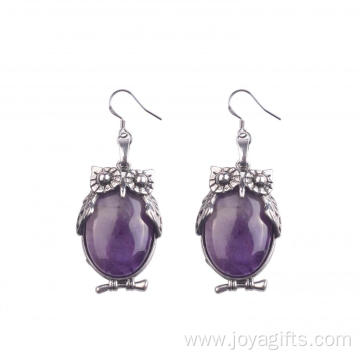 Latest Silver Owl Drop Dangle Earring Designs Charming Jewelry